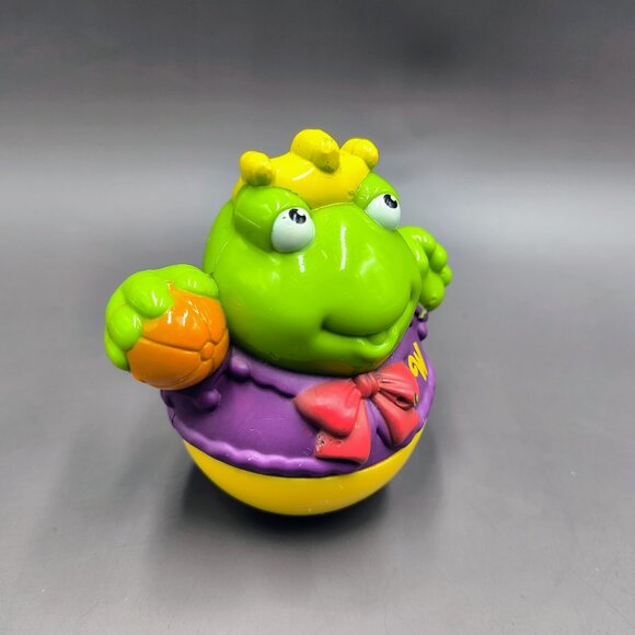 Playskool Weebles Frog Prince with Basketball Figure from Castle Set 2004 - Picture 4 of 5